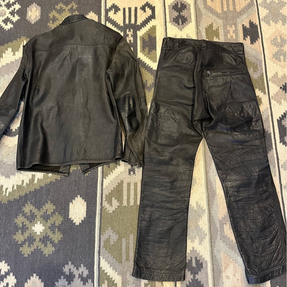 Vtg Northeaster Flying Togs Beck Women’s Jacket and Pants Genuine Horsehide READ - Picture 2 of 14